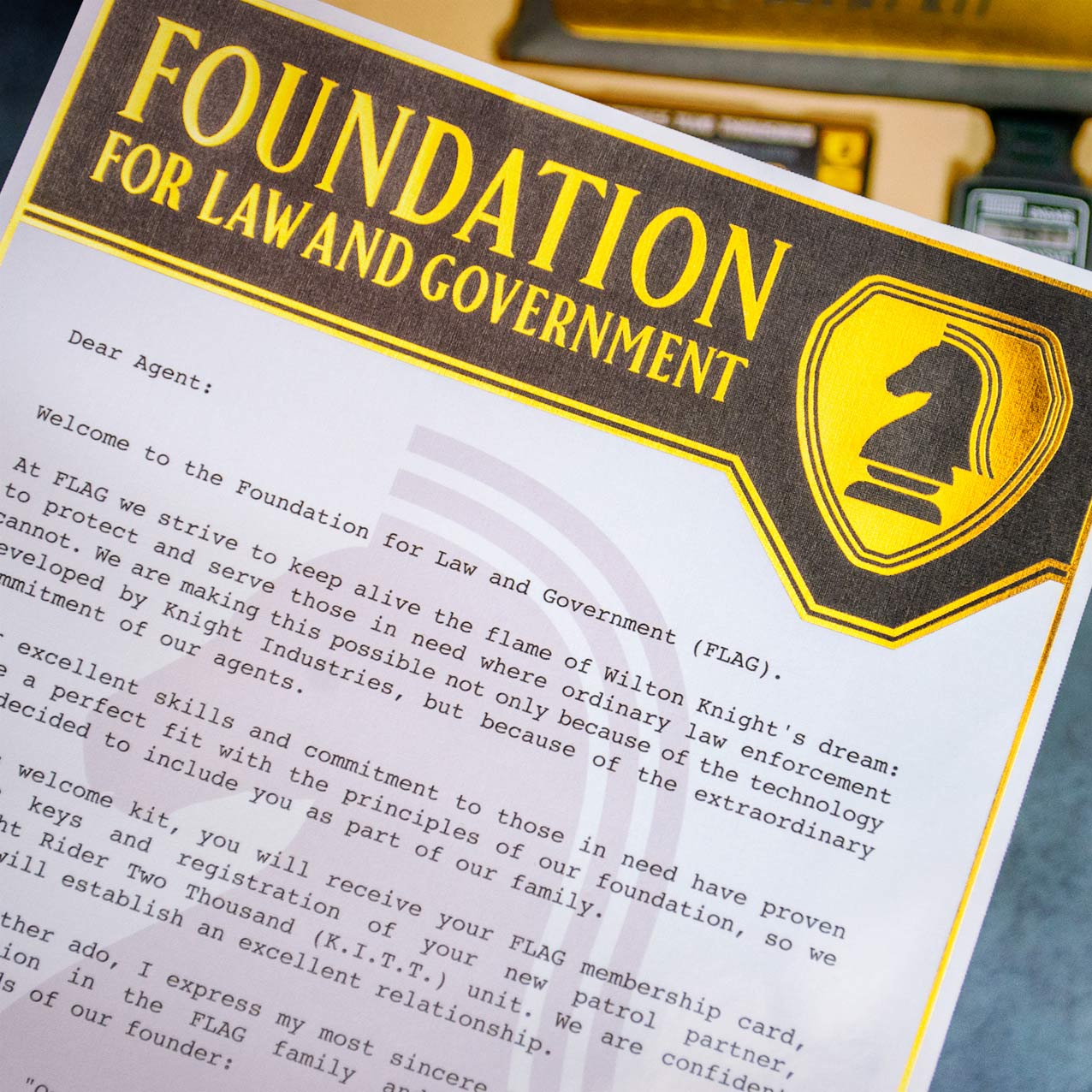 El Coche Fantástico - F.L.A.G Agent Kit