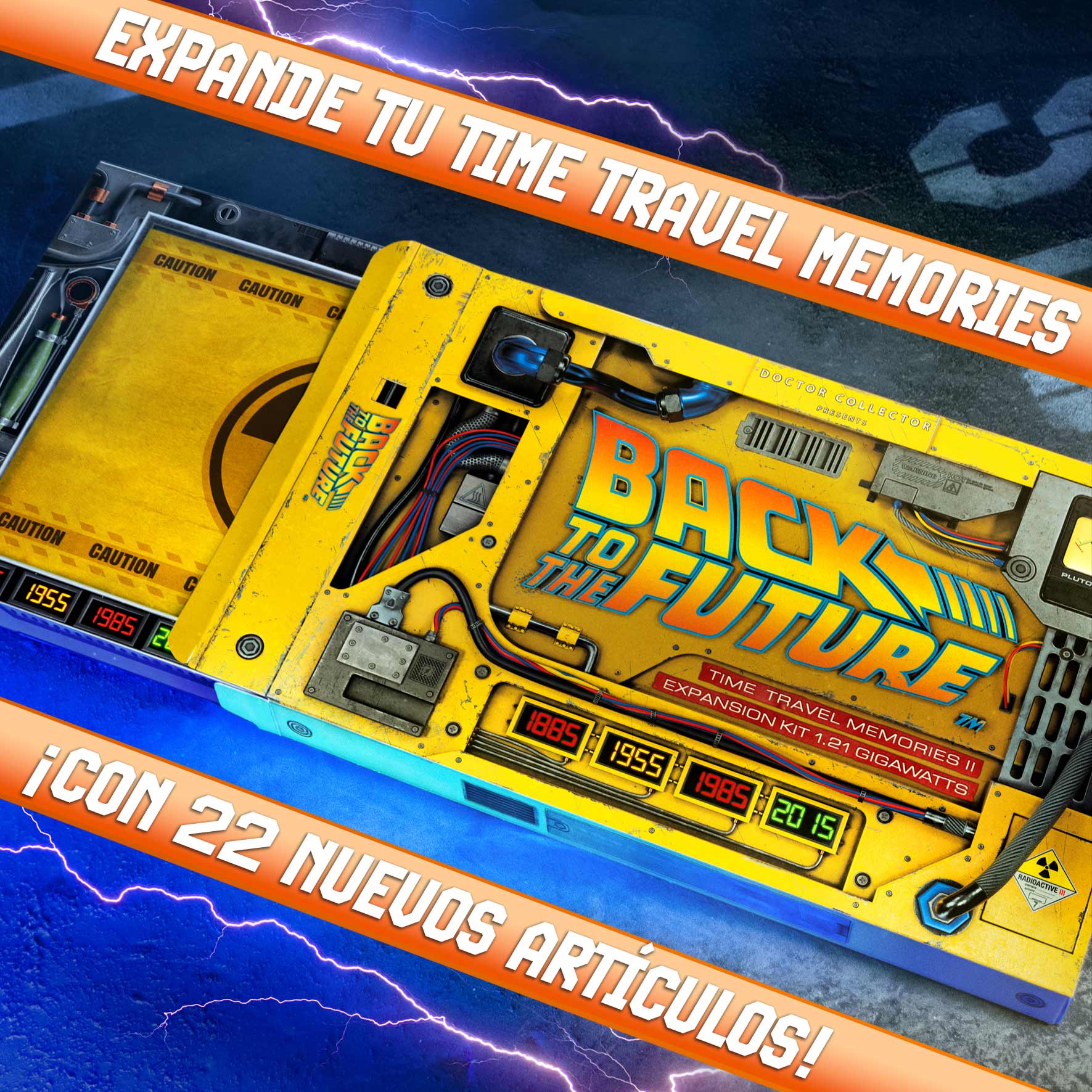 REGRESO AL FUTURO - Time Travel Memories II Expansion Kit 1.21 Gigawatts