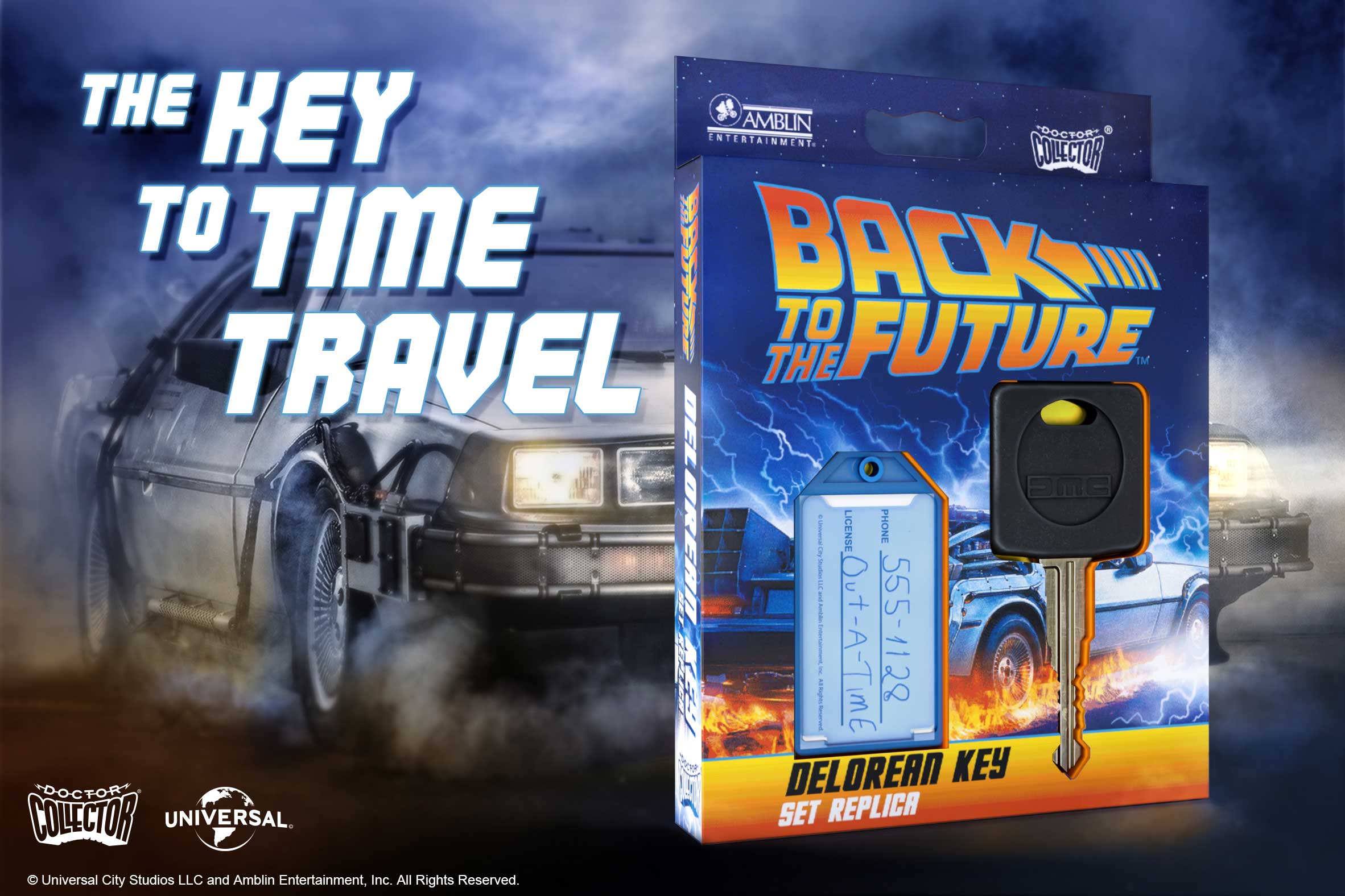 BACK TO THE FUTURE - Delorean Key Replica