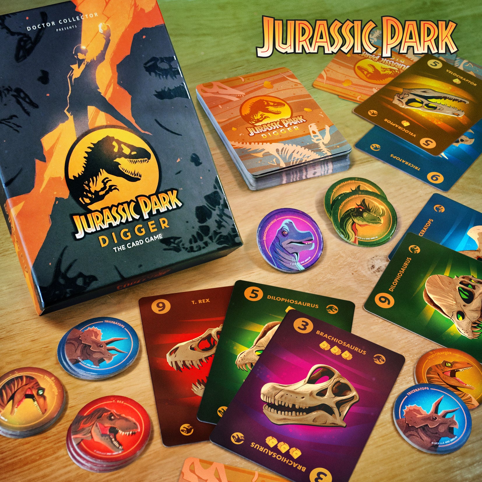 JURASSIC PARK 'DIGGER': The Card Game