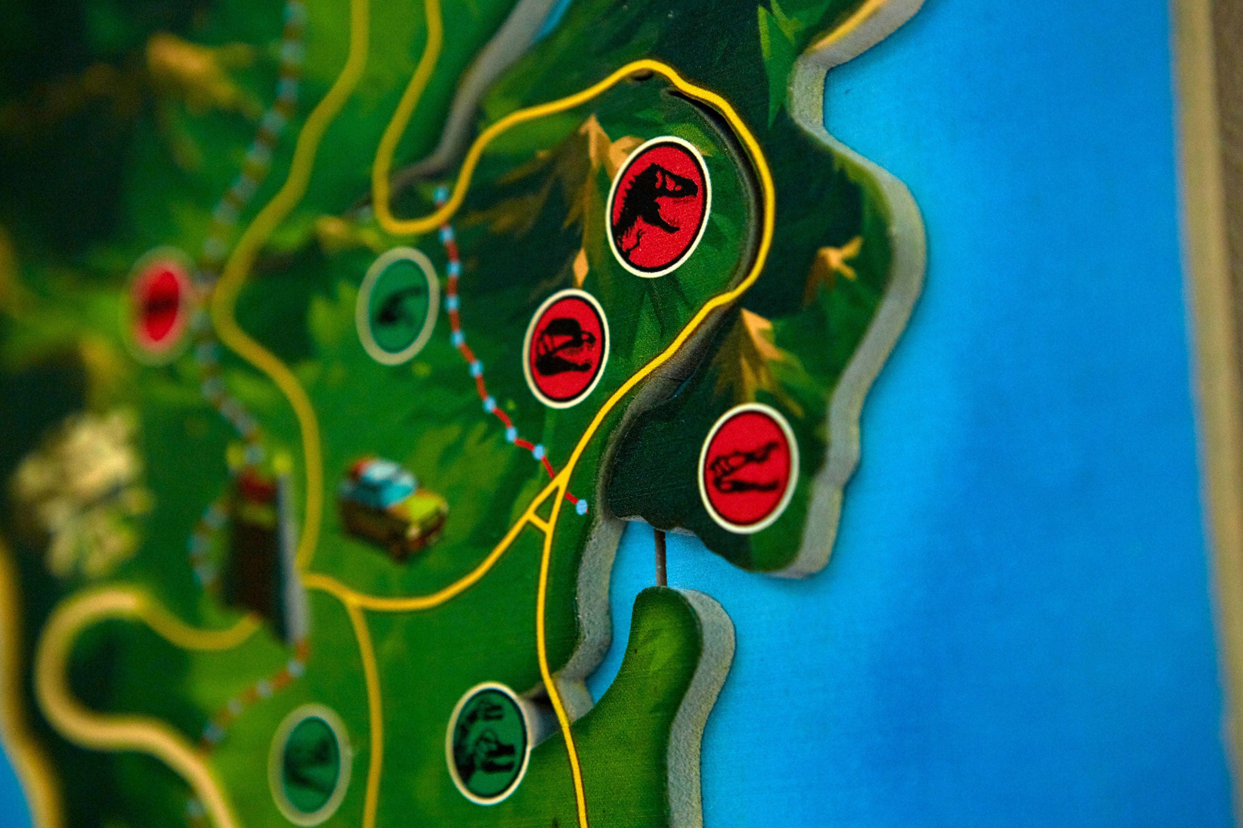 JURASSIC PARK  - WOODART 3D "Isla Nublar"