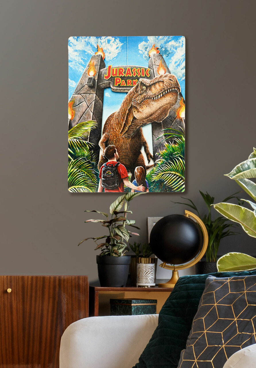 JURASSIC PARK REX ATTACK WOODART