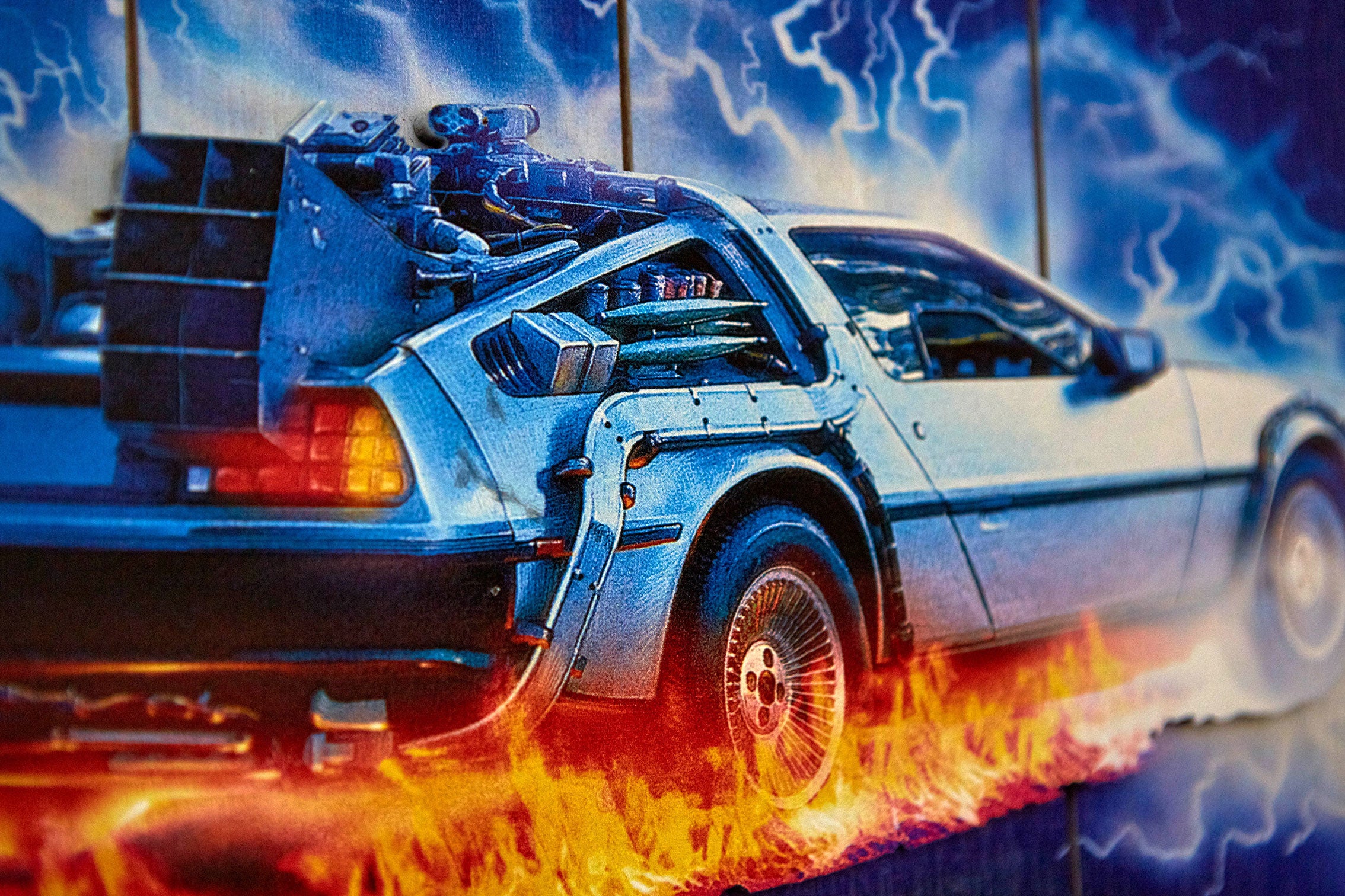 BACK TO THE FUTURE - WOODART 3D "1985"