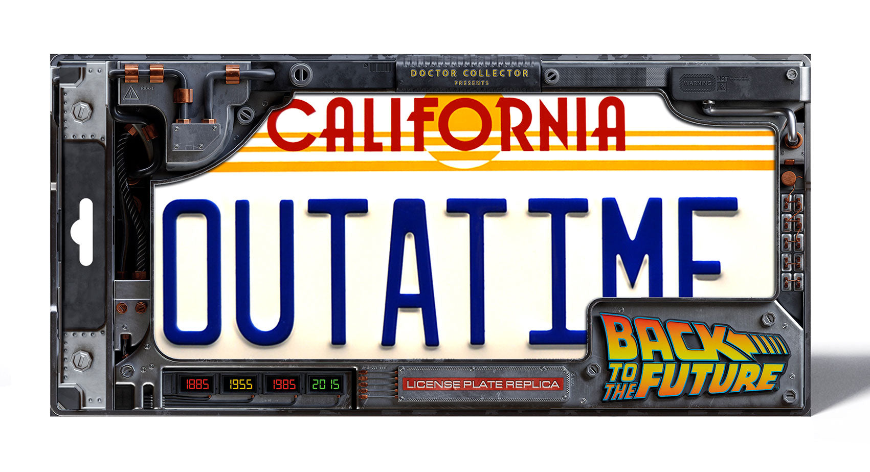 BACK TO THE FUTURE "OUTATIME" -  License Plate