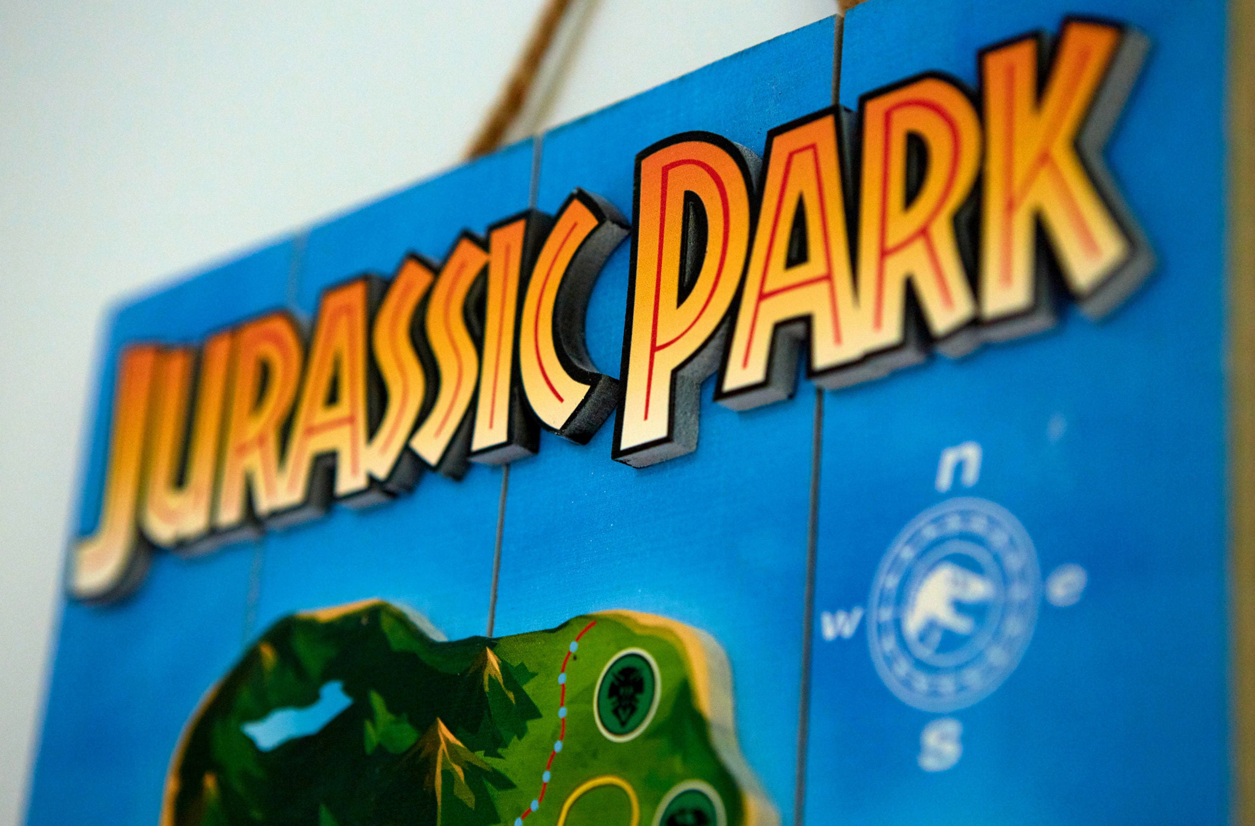 JURASSIC PARK  - WOODART 3D "Isla Nublar"