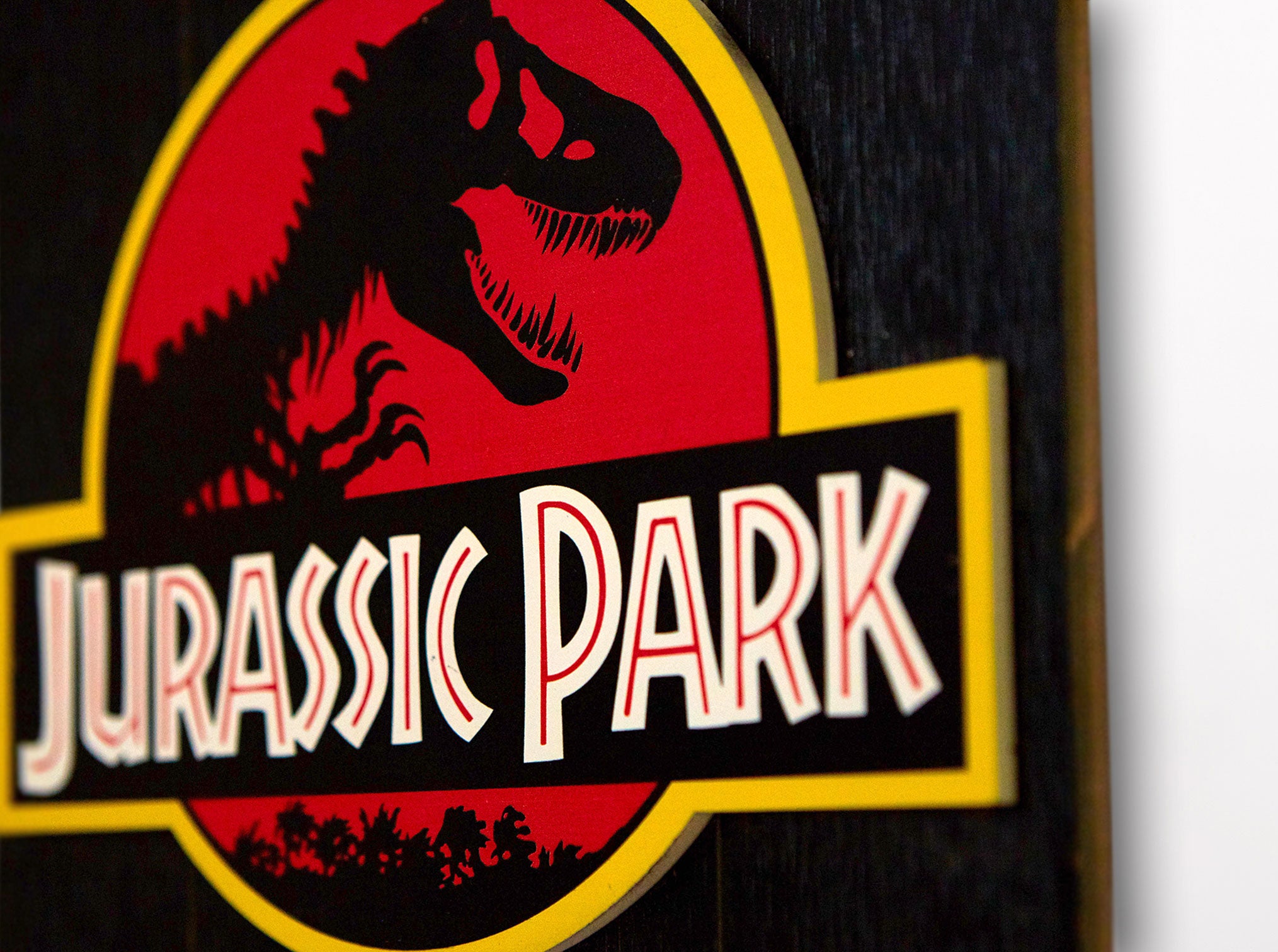 JURASSIC PARK - WOODART 3D "1993 Art"