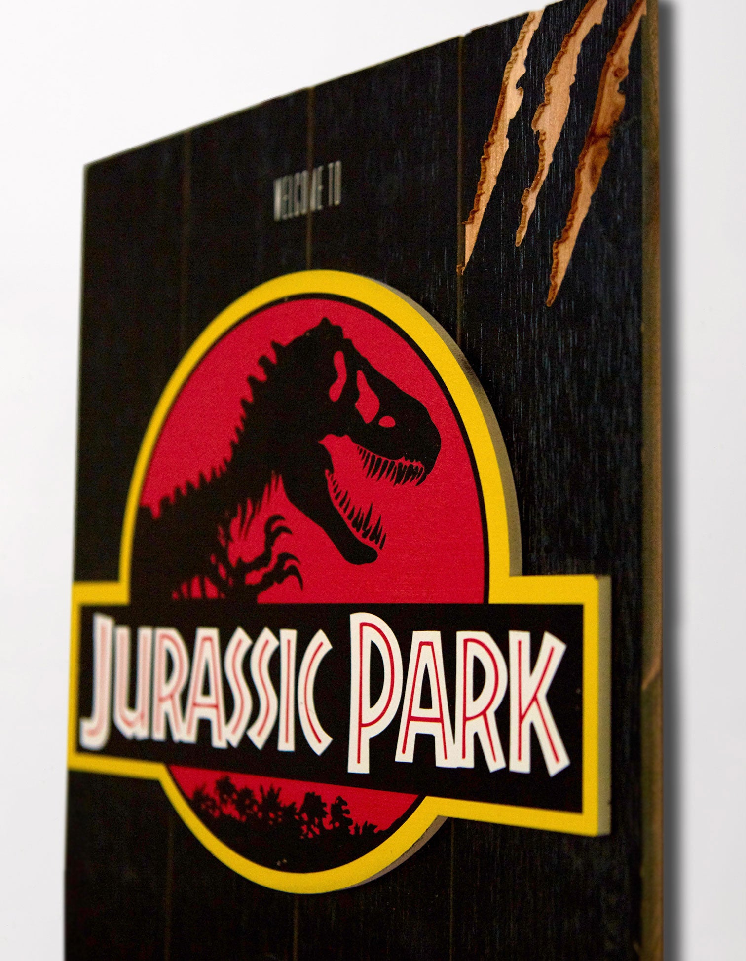 JURASSIC PARK - WOODART 3D "1993 Art"