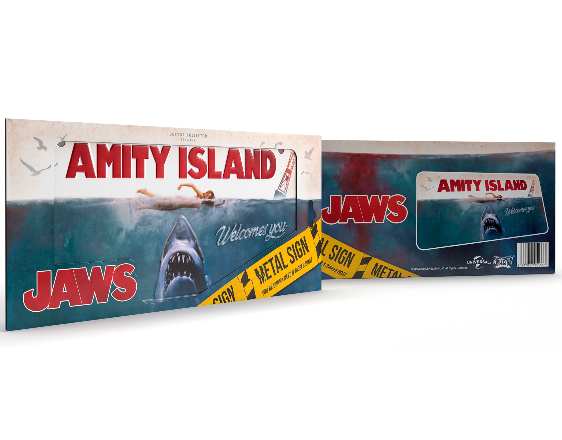 JAWS - Metal Sign