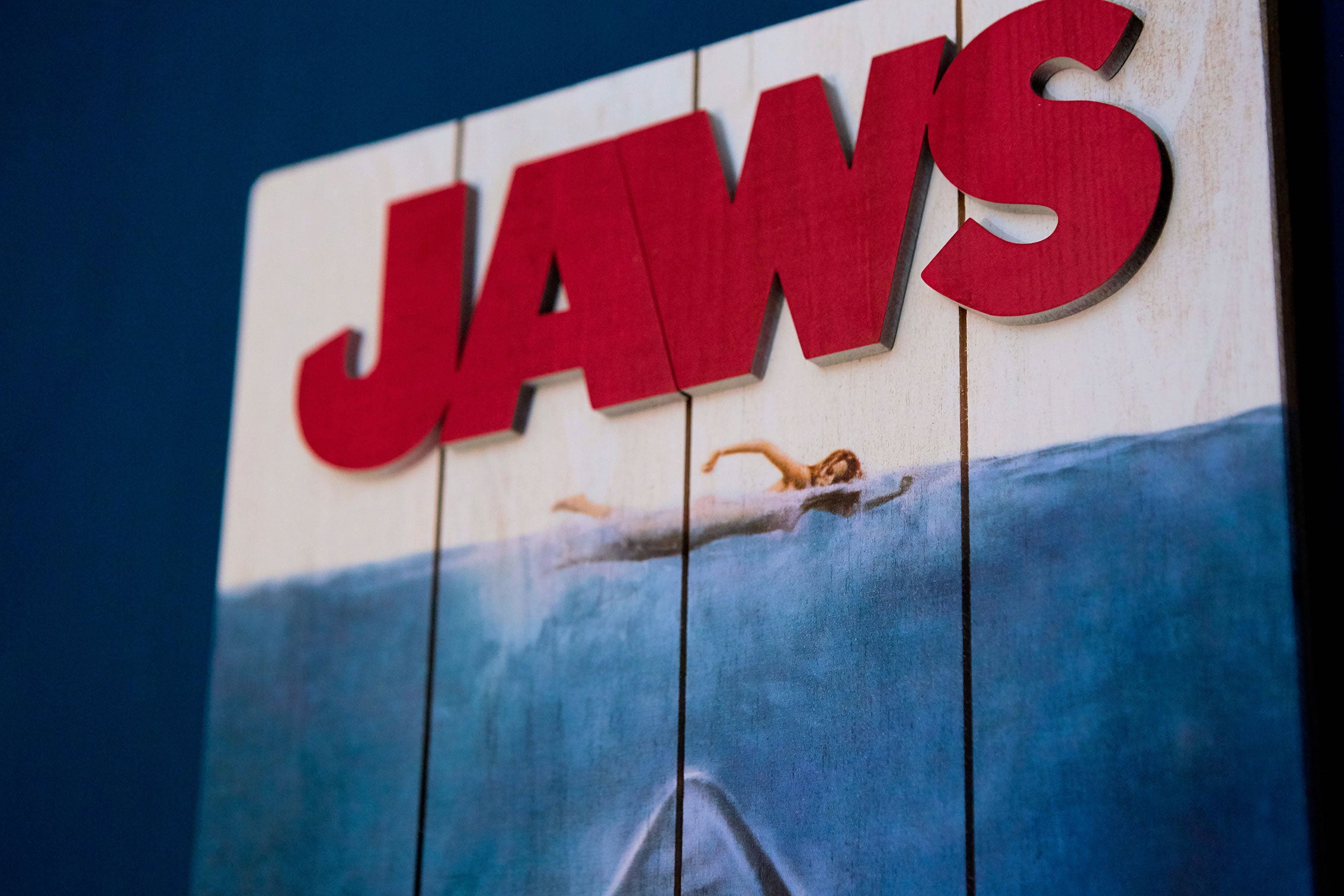 JAWS- WOODART 3D "1975 Art"