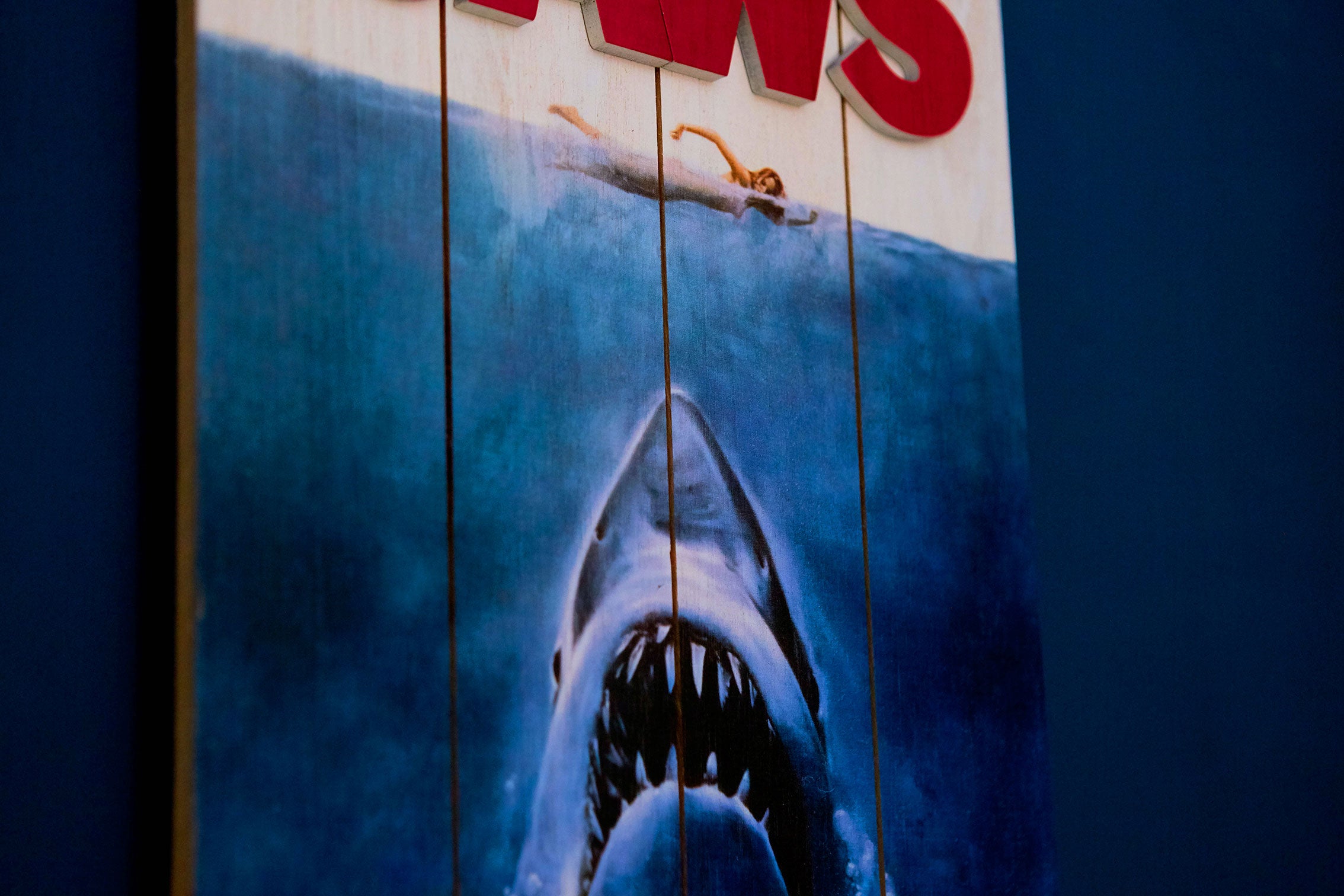 JAWS- WOODART 3D "1975 Art"