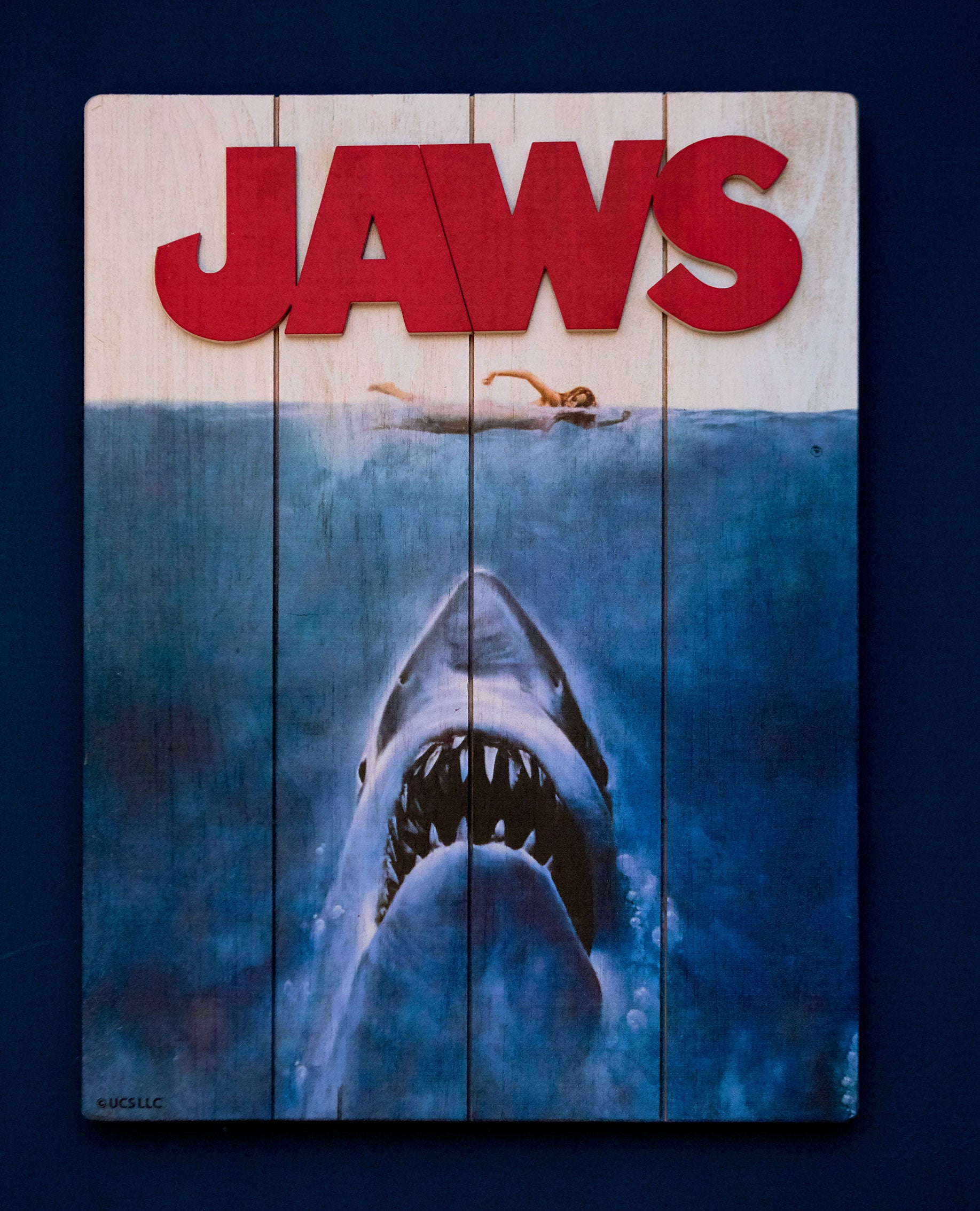 JAWS- WOODART 3D "1975 Art"