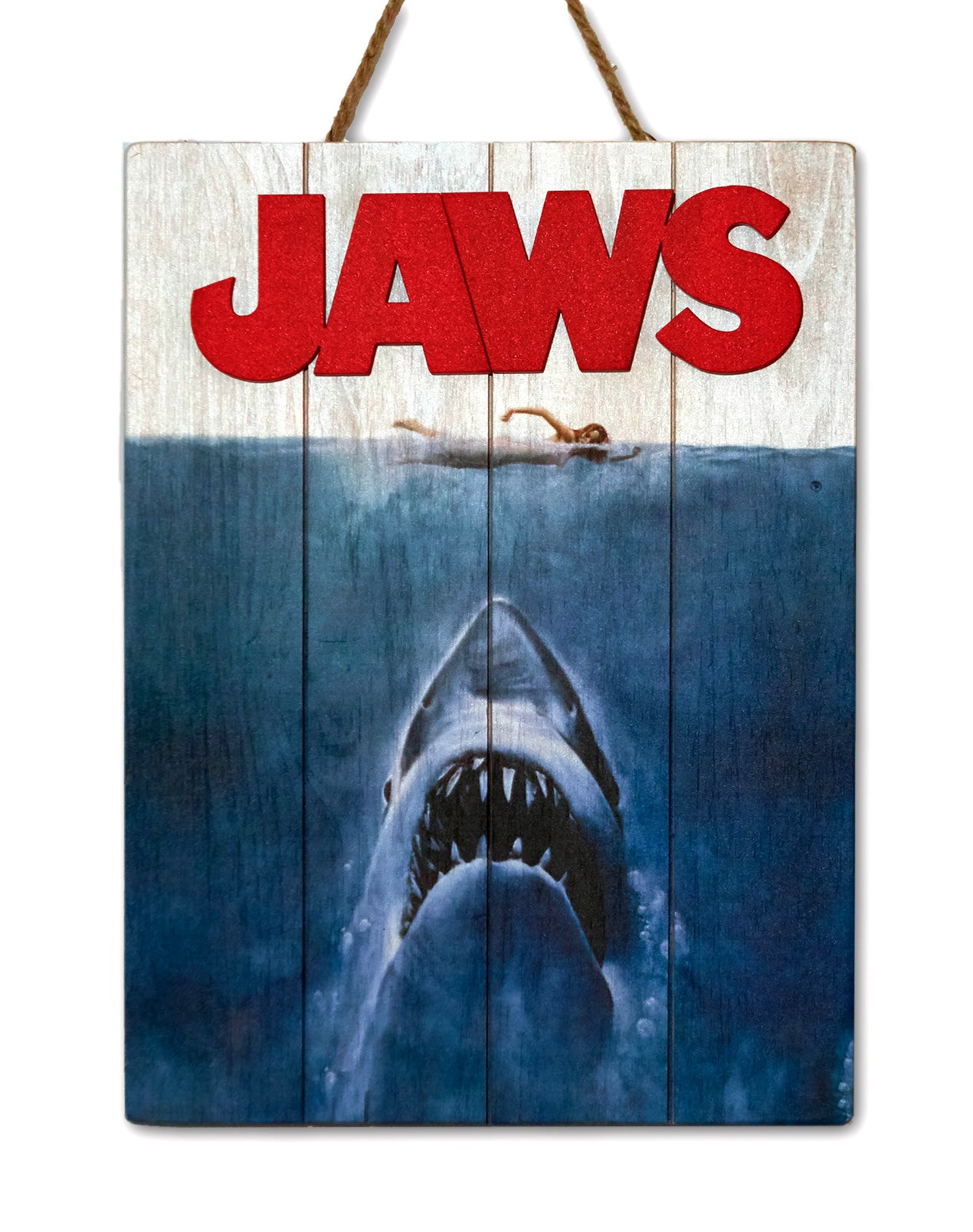 JAWS- WOODART 3D "1975 Art"