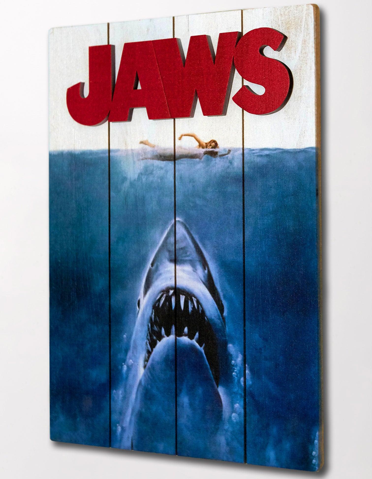 JAWS- WOODART 3D "1975 Art"