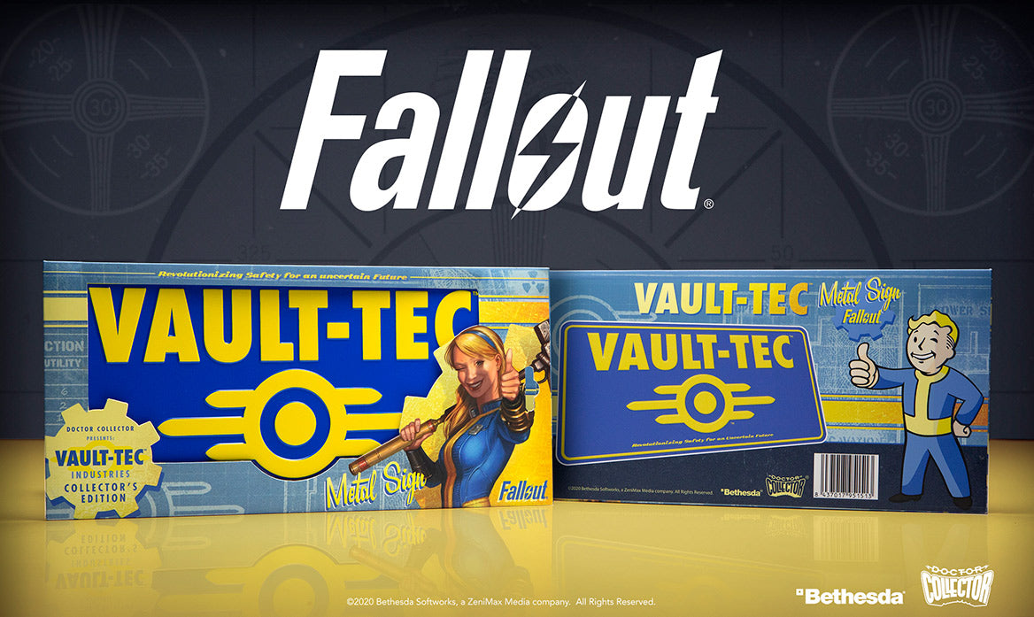 FALLOUT / Vault Tec - Metal Sign