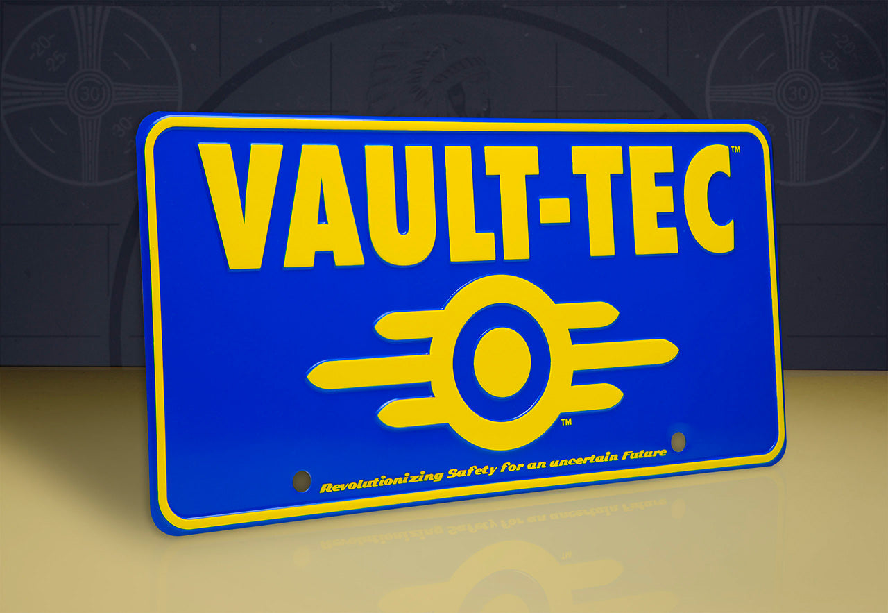 FALLOUT / Vault Tec - Metal Sign