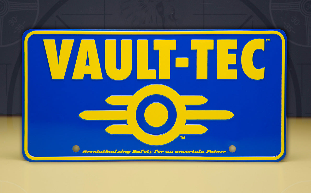 FALLOUT / Vault Tec - Metal Sign