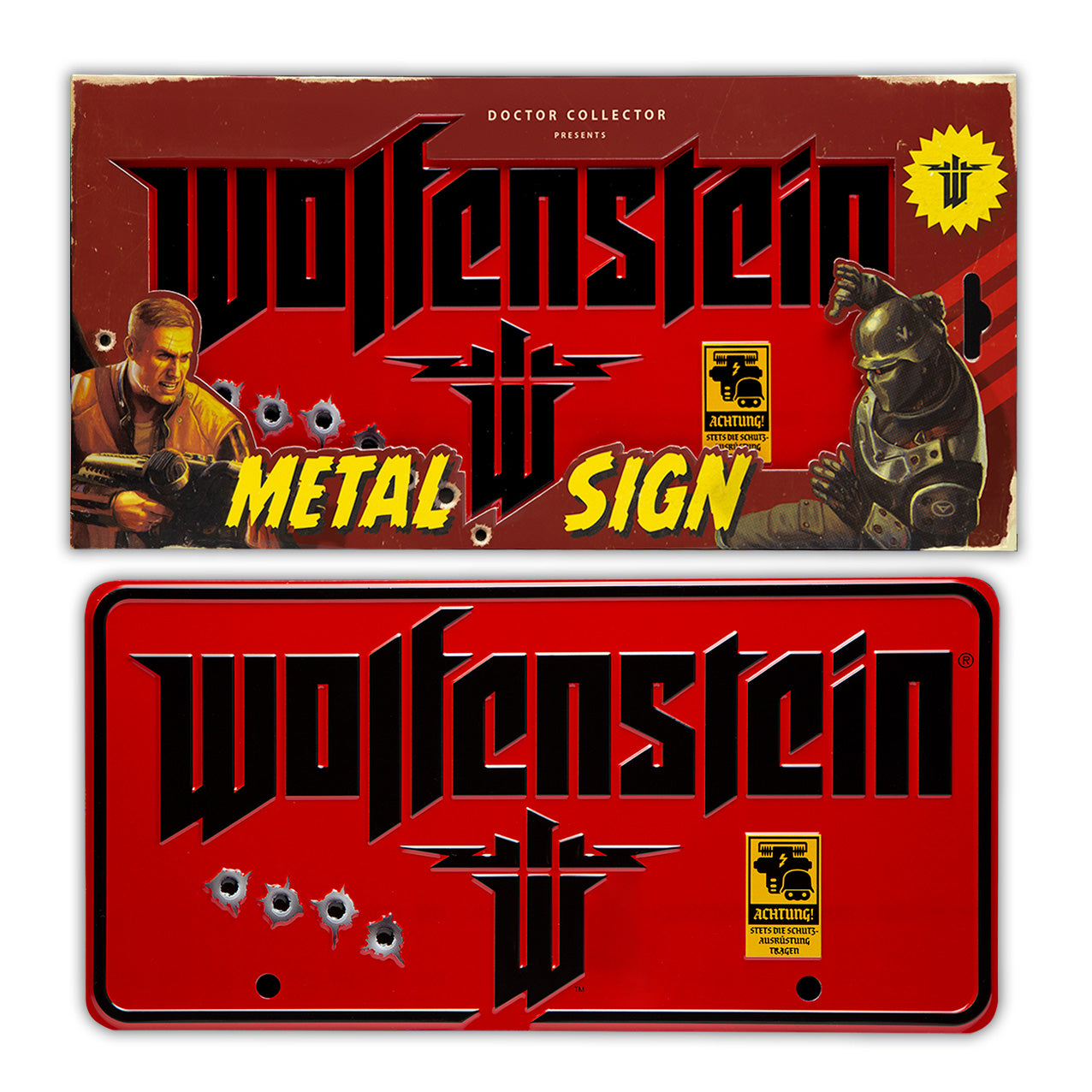 WOLFENSTEIN - Metal Sign