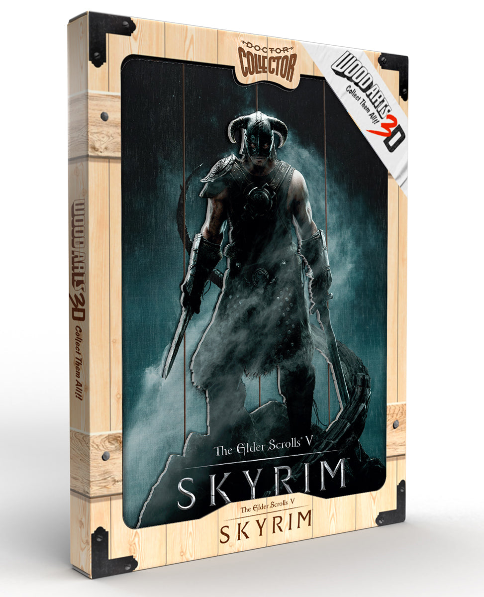 SKYRIM - WOODART 3D "Dragonborn" - Limited Edition