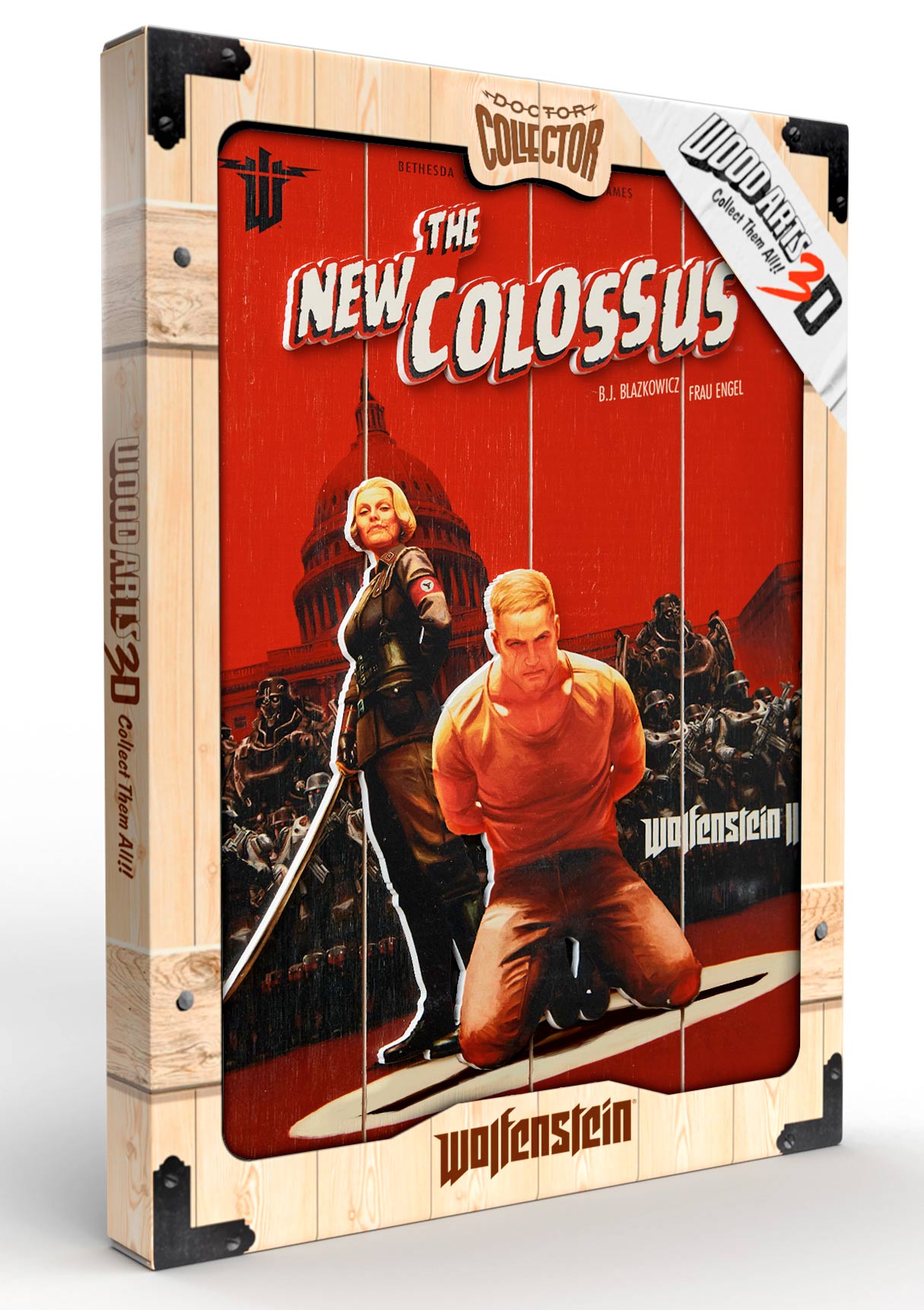 WOLFENSTEIN - WOODART 3D "Colossus" - Limited Edition