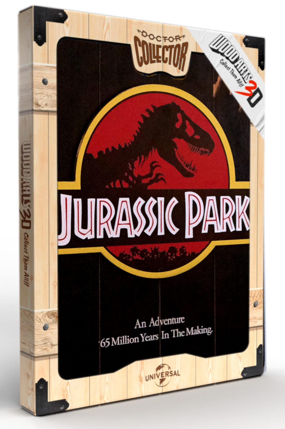 JURASSIC PARK - WOODART 3D "1993 Art"