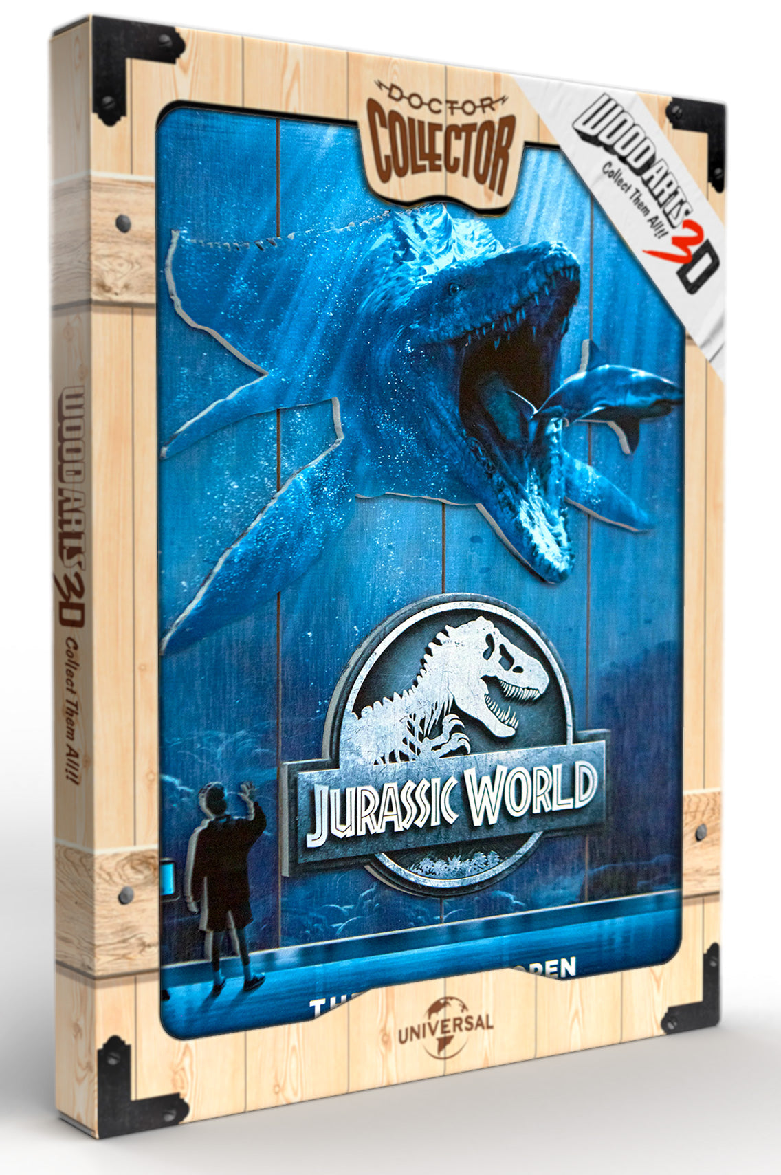 JURASSIC WORLD  - WOODART 3D "Mossasaurus"